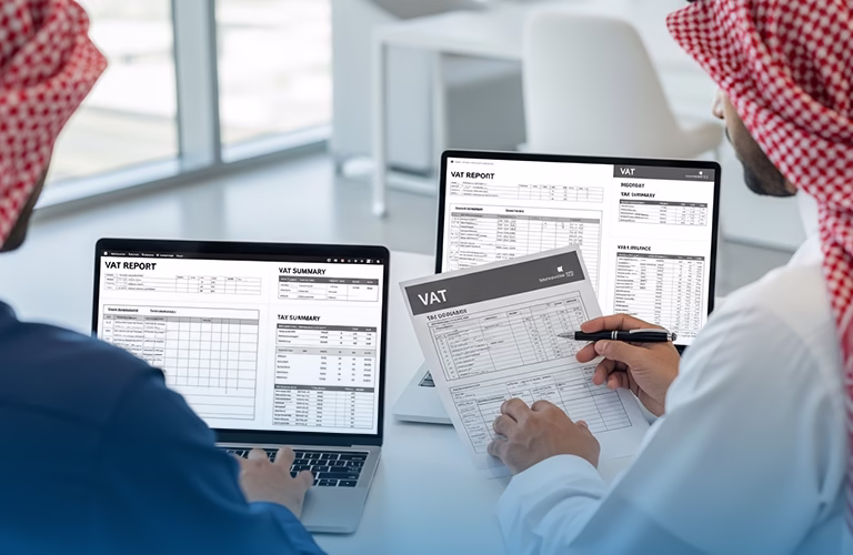 خدمة إعداد وتقديم إقرار ضريبة القيمة المضافة | ساس المحاسبية