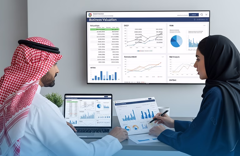 خدمة تقييم الأعمال والشركات لمعرفة قيمتها السوقية | ساس المحاسبية