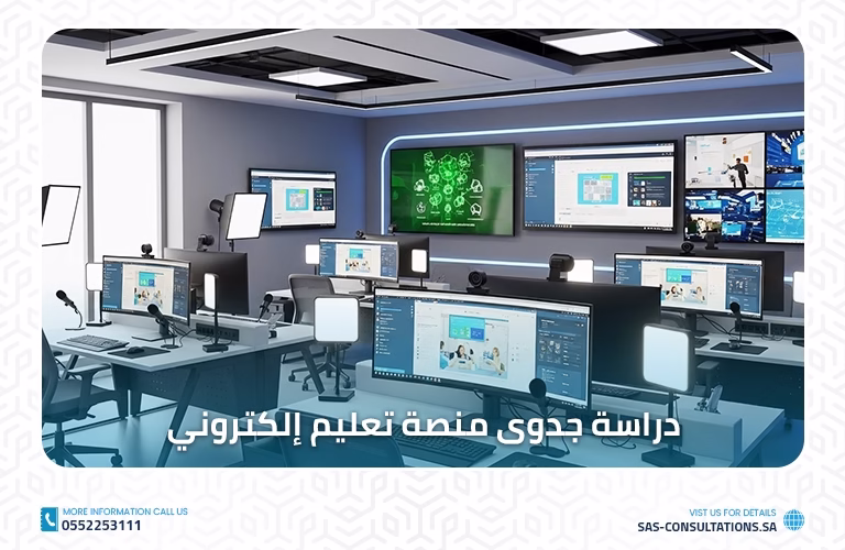 دراسة جدوى منصة تعليم إلكتروني