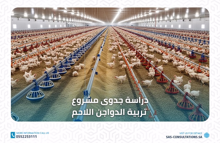 دراسة جدوى مشروع تربية الدواجن اللاحم